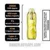Tropical Lemonade Dinner Lady LYXA 30K Disposable Vape Specifications