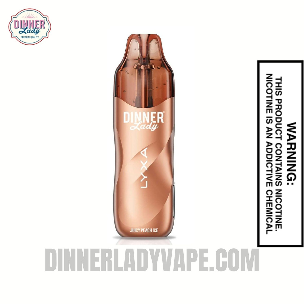 Peach Blue Razz Dinner Lady LYXA 30K Disposable Vape