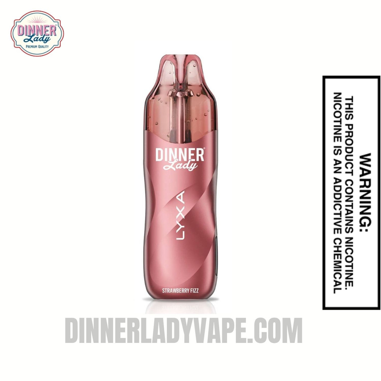 Strawberry Fizz Dinner Lady LYXA 30K Disposable Vape