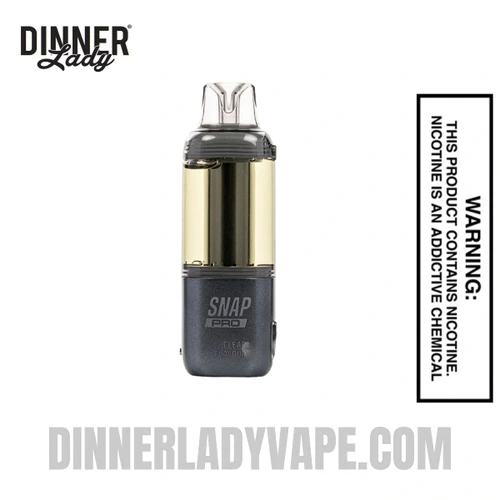 Clear Dinner Lady Snap Pro 35K Disposable Vape Pod