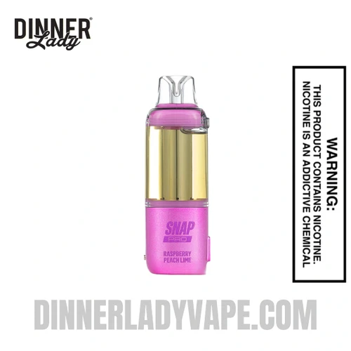 Raspberry Peach Lime Dinner Lady Snap Pro 35K Disposable Vape Pod