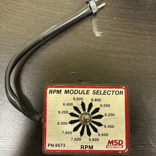 MSD RPM SELECTOR, MISSING KNOB