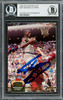 Shaquille Shaq O'Neal Autographed 1992-93 Stadium Club Rookie Card #247 Orlando Magic Beckett BAS #13020281