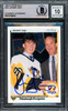 Jaromir Jagr Autographed 1990-91 Upper Deck Rookie Card #356 Pittsburgh Penguins Auto Grade Gem Mint 10 Beckett BAS Stock #220731
