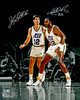 John Stockton & Karl Malone Autographed 16x20 Photo Utah Jazz Spotlight Beckett BAS Witness Stock #235776