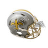 Drew Brees Autographed New Orleans Saints Flash Authentic Full-Size Football Helmet - BAS (White Ink)