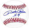 Pete Rose Autographed Official MLB Baseball Cincinnati Reds "#14" Beckett BAS Witness Stock #237562