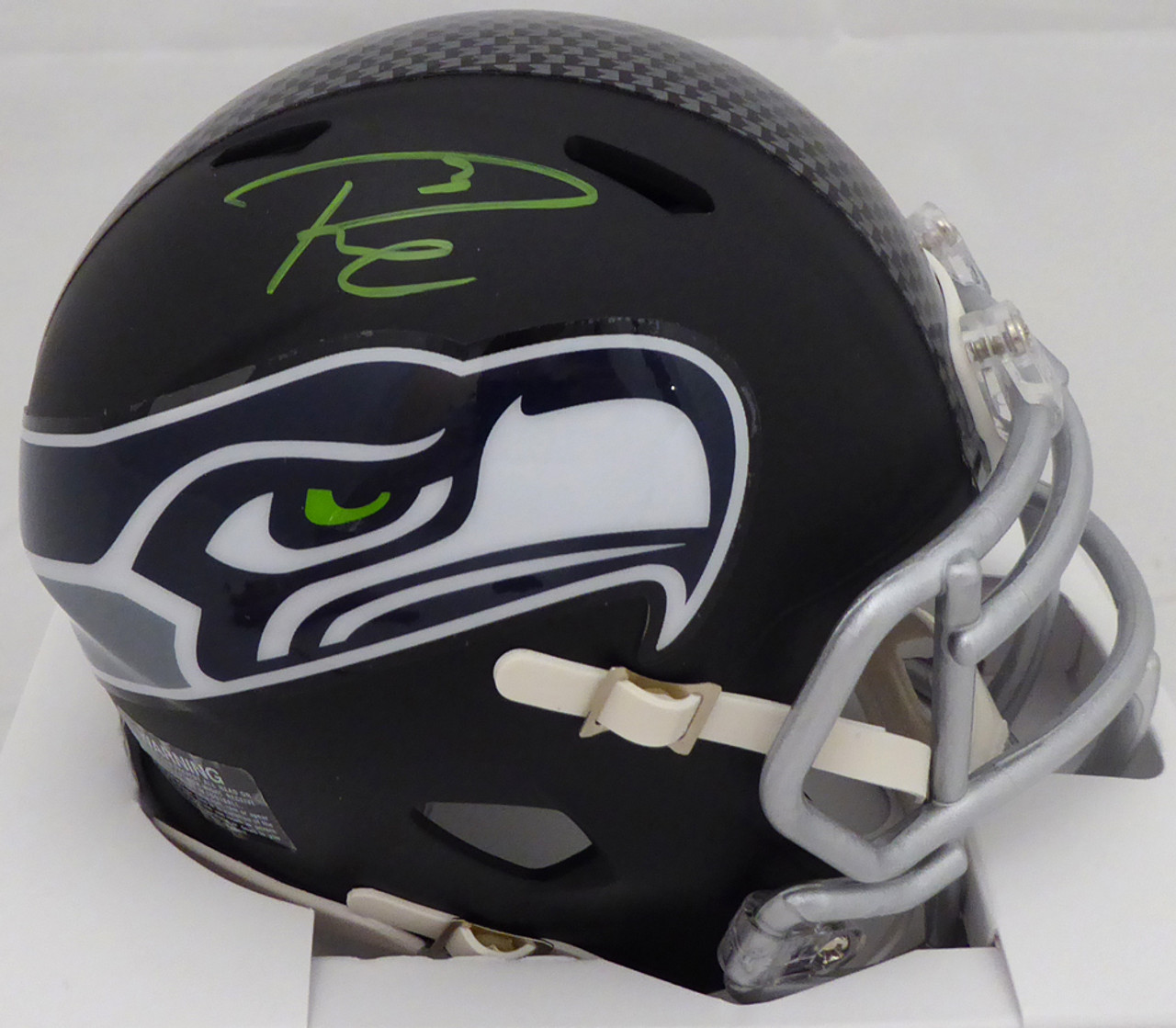 Russell Wilson Autographed Seattle Seahawks Blue Nike Elite