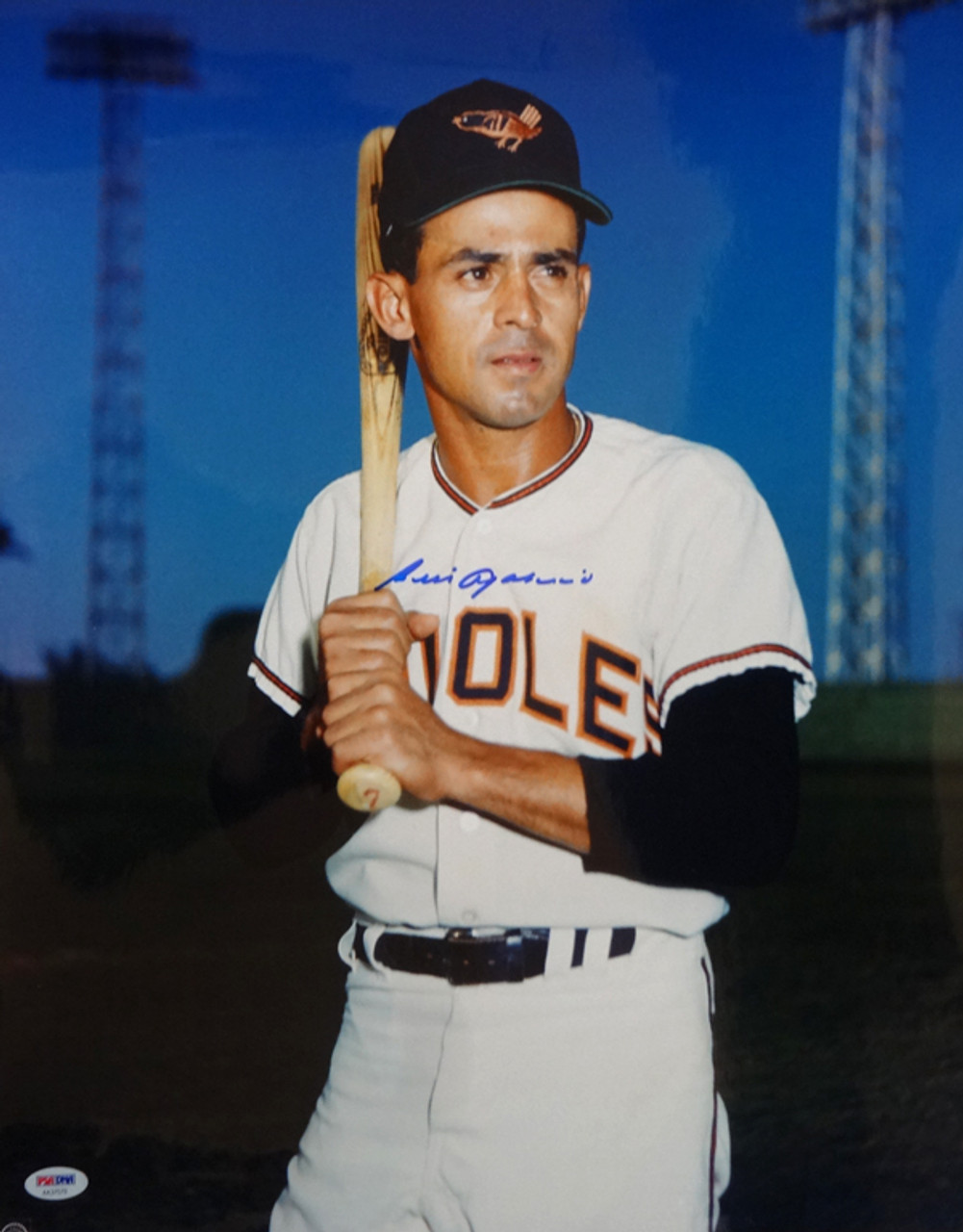 Luis Aparicio Autographed 16x20 Photo Baltimore Orioles Vintage PSA/DNA  #AA37579