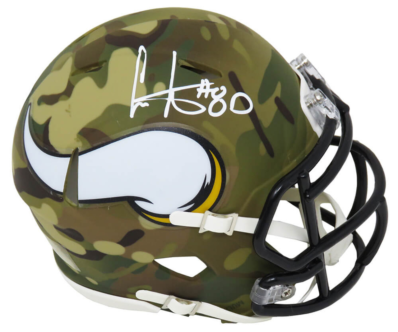 Cris Carter Signed Minnesota Vikings CAMO Riddell Speed Mini Helmet -  Schwartz Authentic