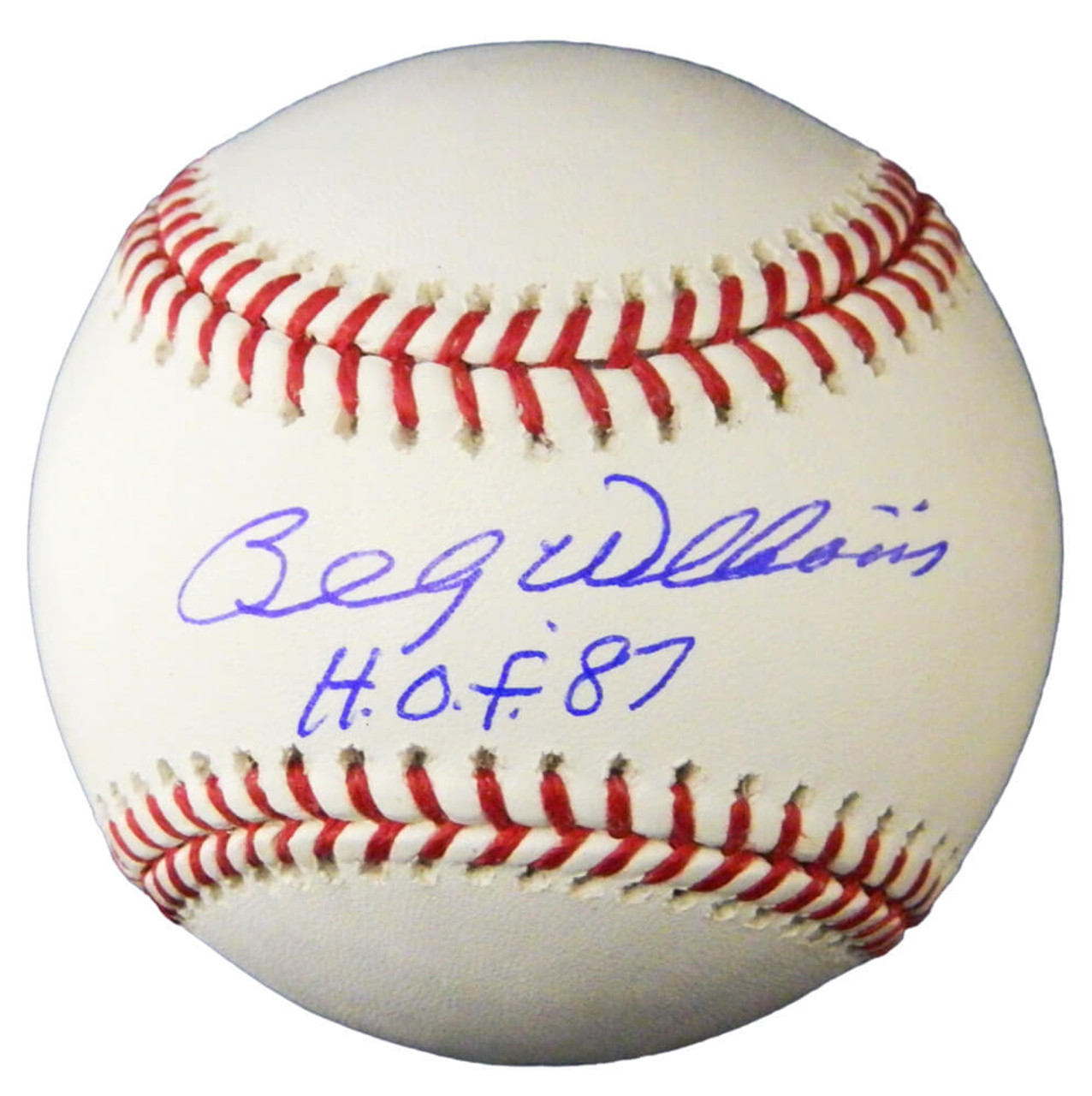 Billy Williams Signed Official MLB Baseball w/HOF'87 - Schwartz Authentic