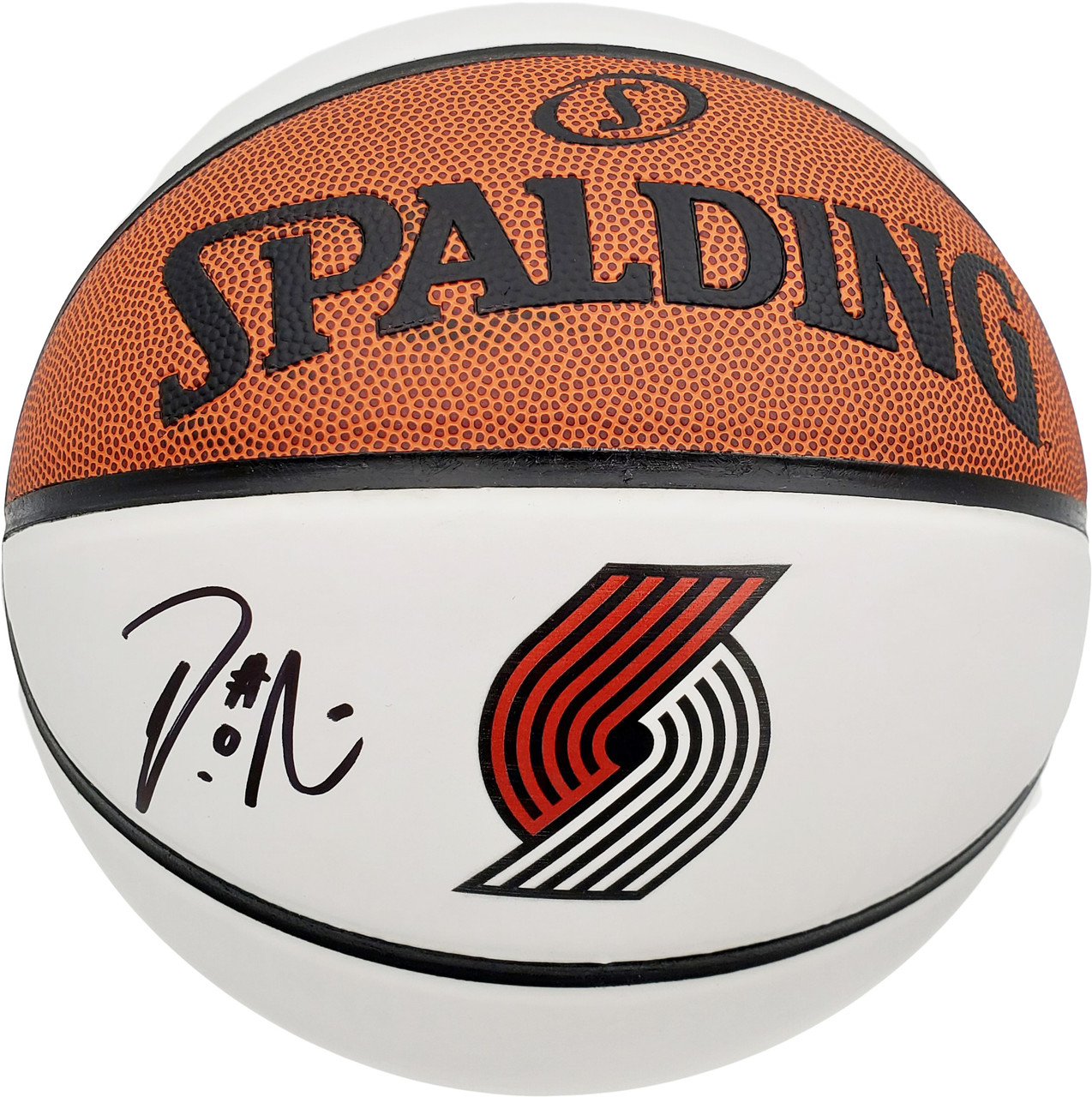 Damian Lillard Autographed Portland Swingman Jersey The Shot Logo Lillard  Inscription - BAS