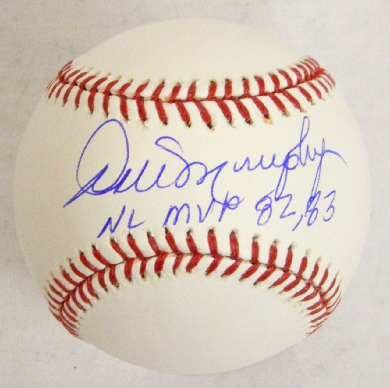 Dale Murphy Signed Rawlings Official MLB Baseball w/NL MVP 82