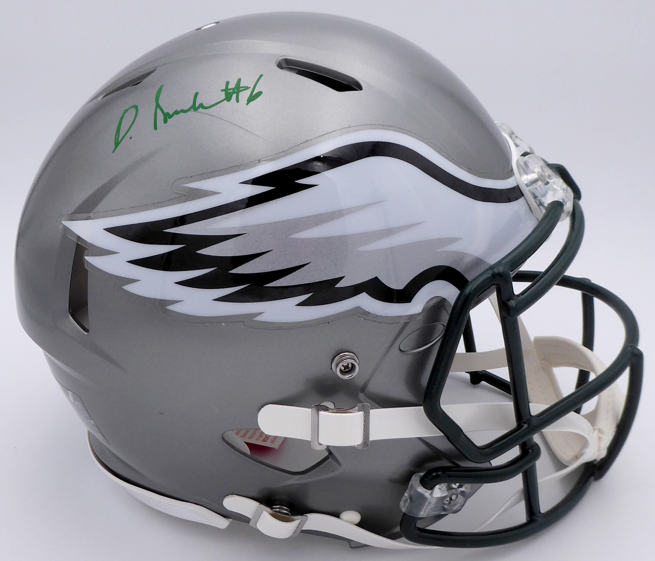 DeVonta Smith Autographed Philadelphia Eagles Eclipse Black Full