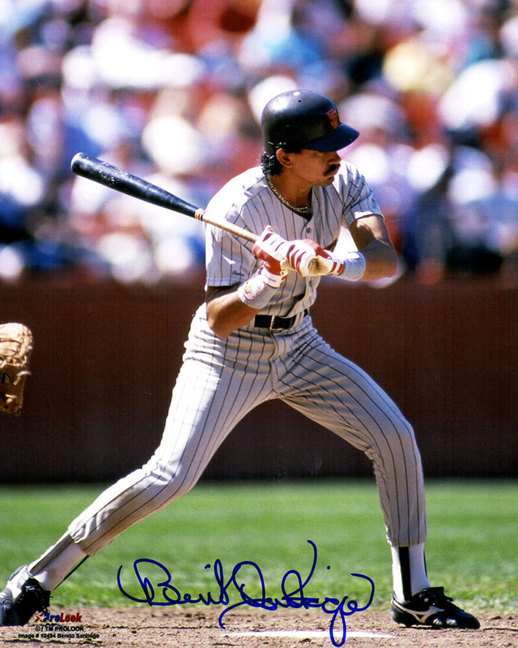 Jack Clark Signed San Francisco Giants Batting Action 8x10 Photo - Schwartz  Authenticated