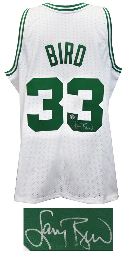 Larry Bird Signed Jersey Schwartz Celtics Swingman Jersey