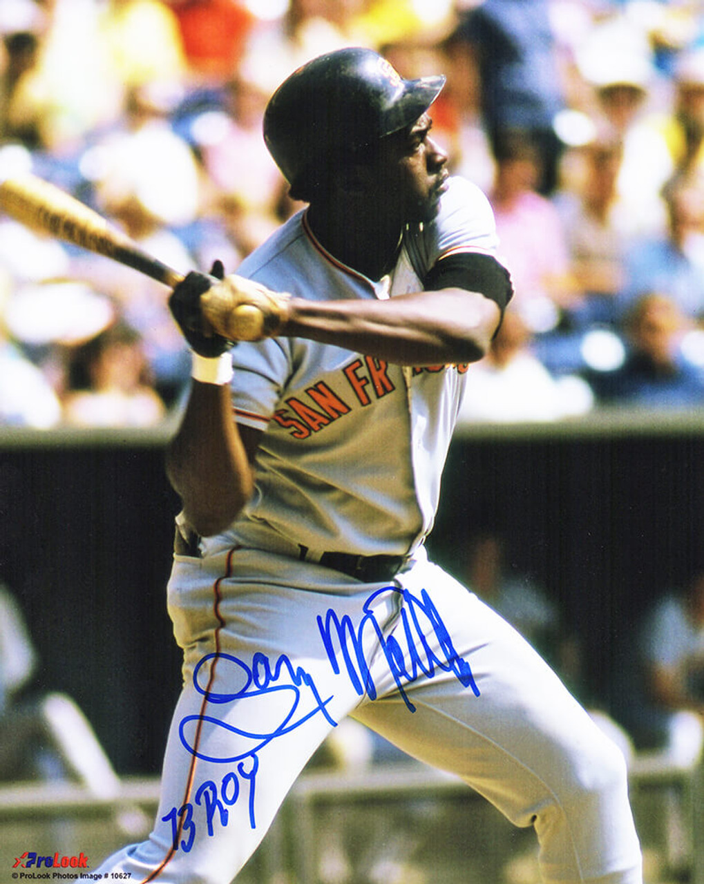 Jack Clark Autographed San Francisco Giants 8x10 PF Batting Photo