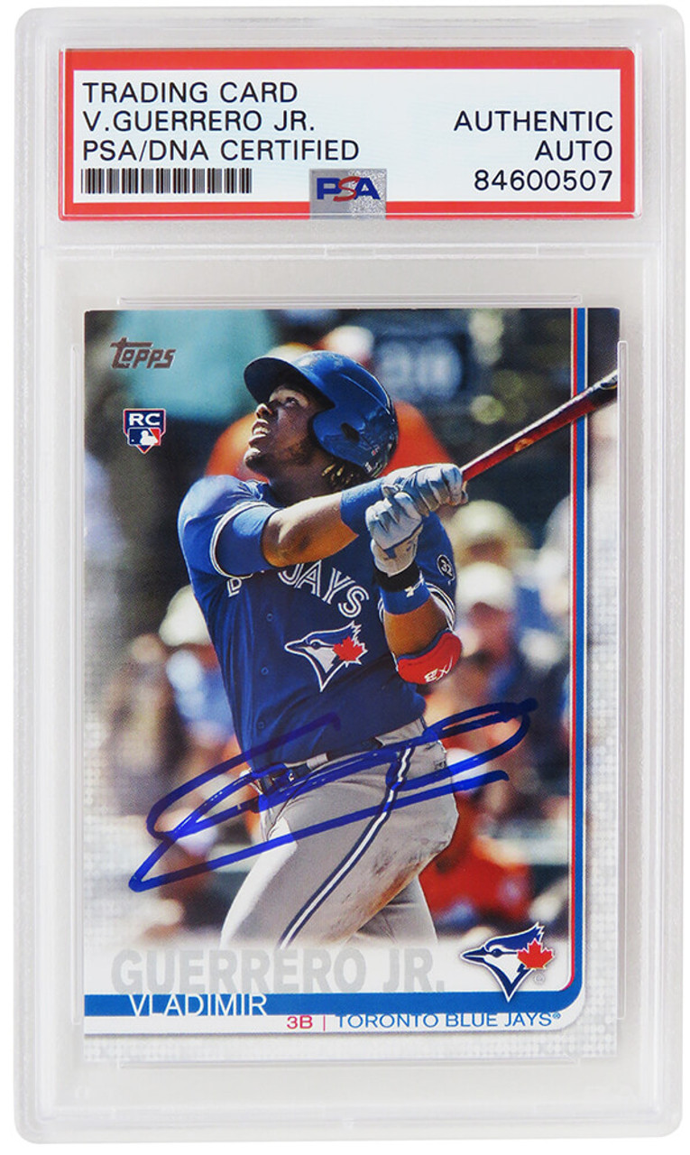 Vladimir Guerrero Jr Signed Toronto Blue Jays 2019 Topps Series 2