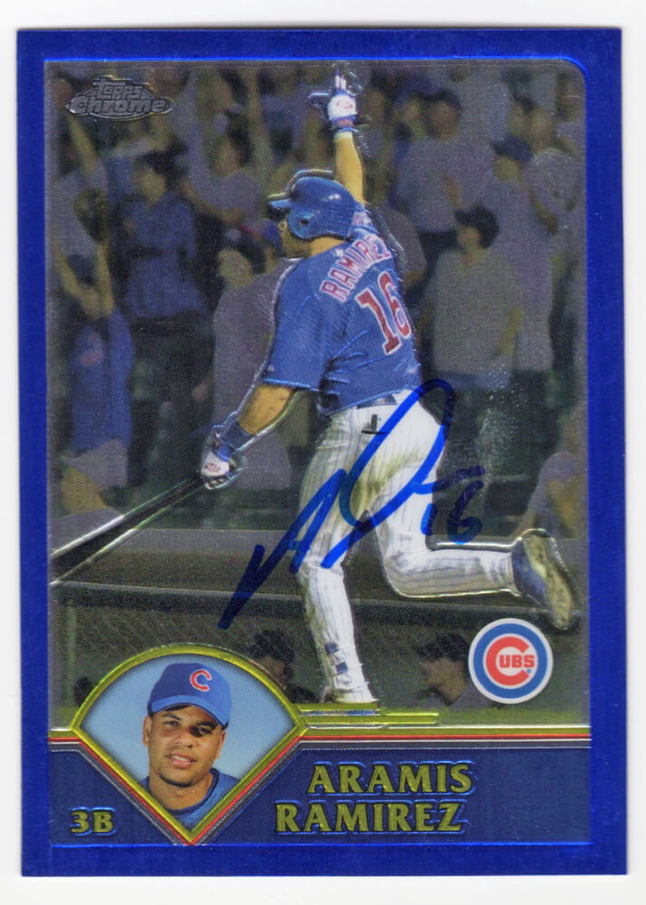 Aramis Ramirez Signed Chicago Cubs 2003 Topps Traded Chrome Baseball Card  #T112 – (PSA Encapsulated) – Schwartz Sports Memorabilia