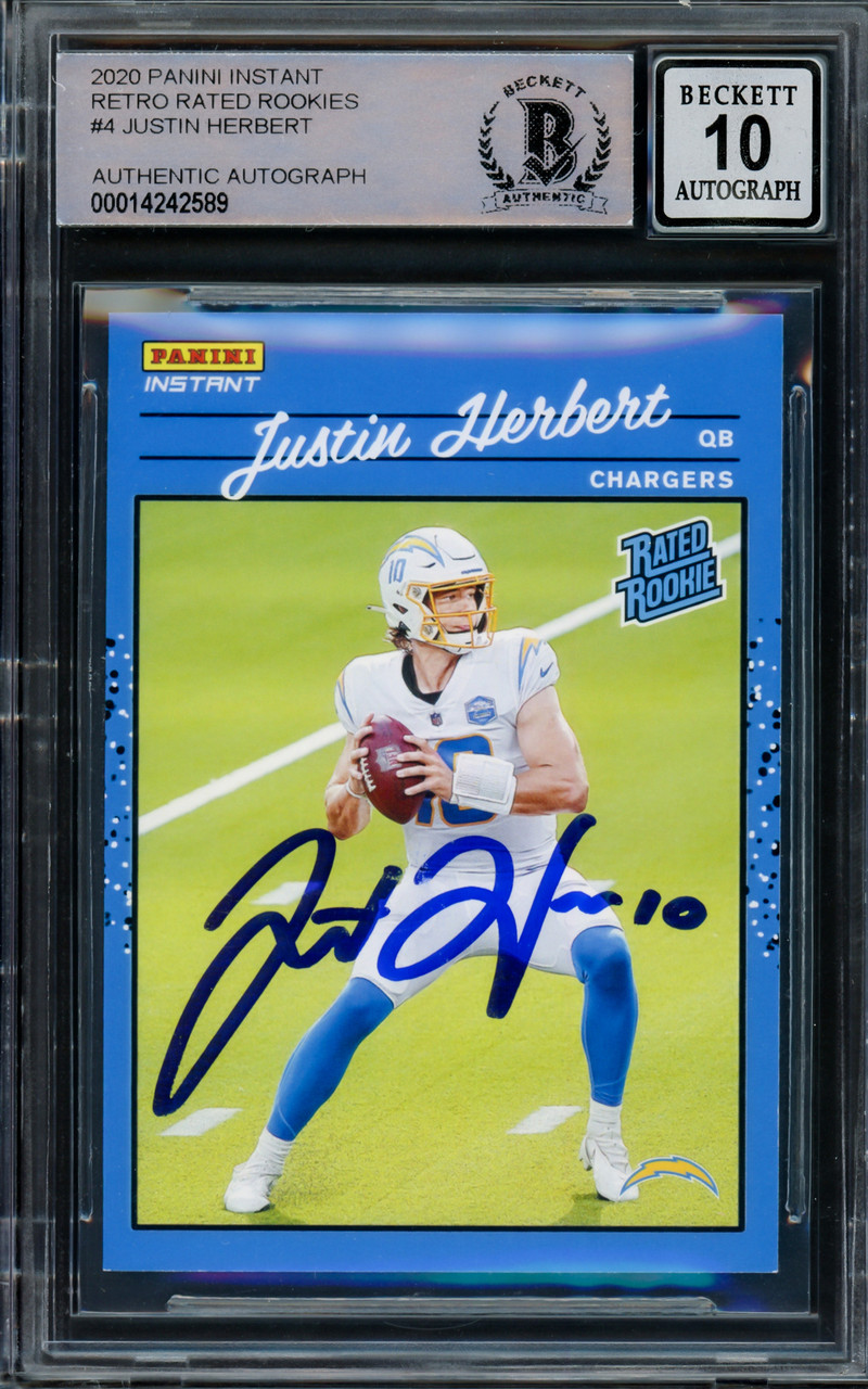 Justin Herbert 2020 Donruss #303 RR RC (PSA 10)