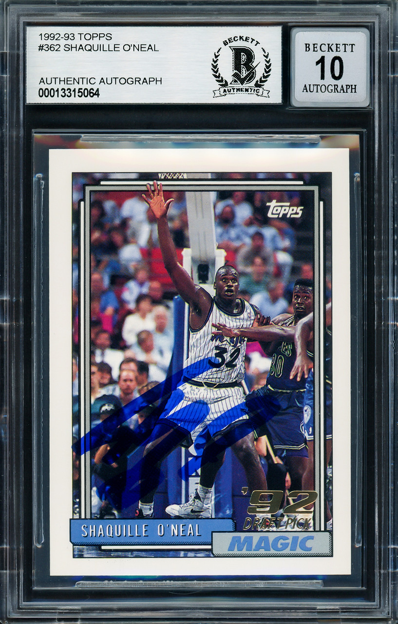 Shaquille O'Neal Autographed and Framed Orlando Magic Jersey