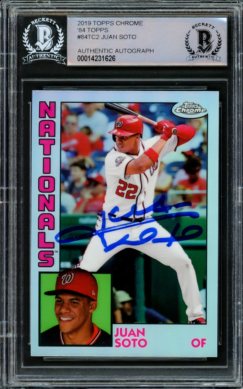 Topps Gallery Juan Soto Autographed RC