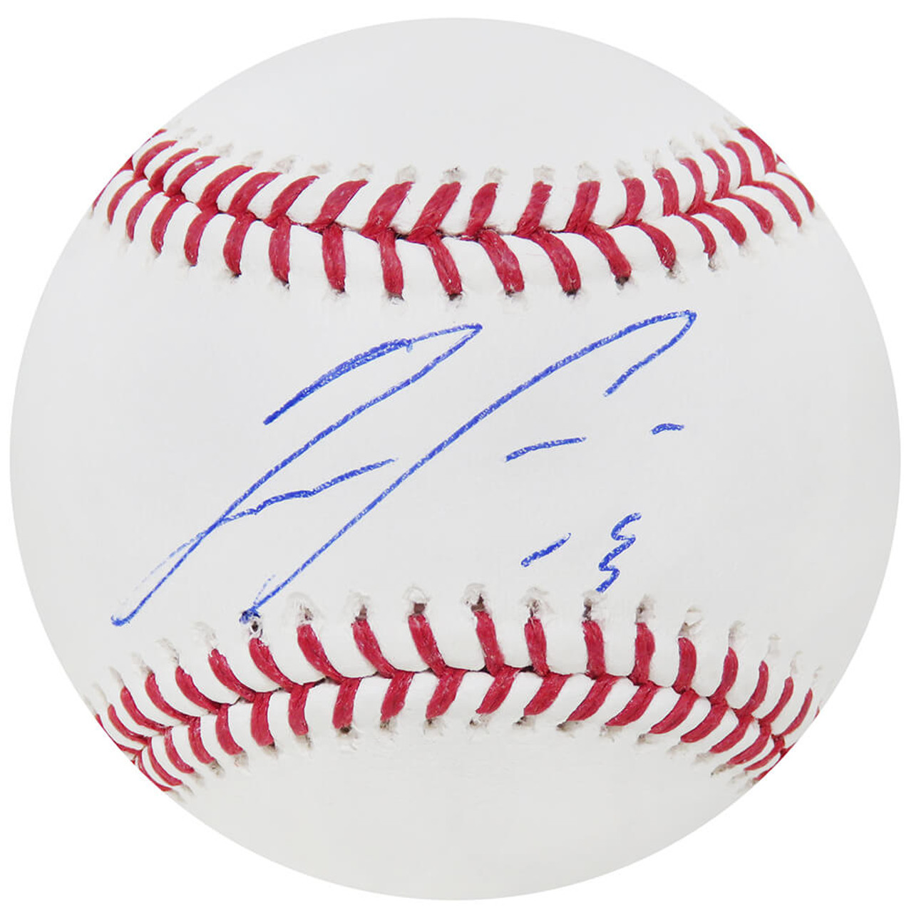 Ronald Acuna Jr. Autographed Official Black MLB Baseball Atlanta
