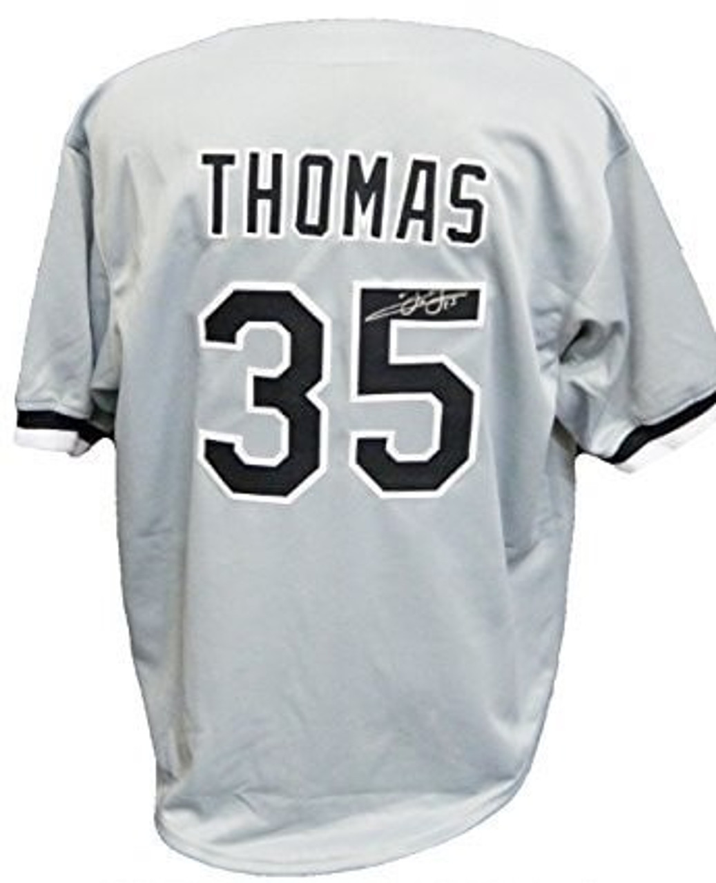 Chicago White Sox Frank Thomas Signed Grey Jersey - Schwartz
