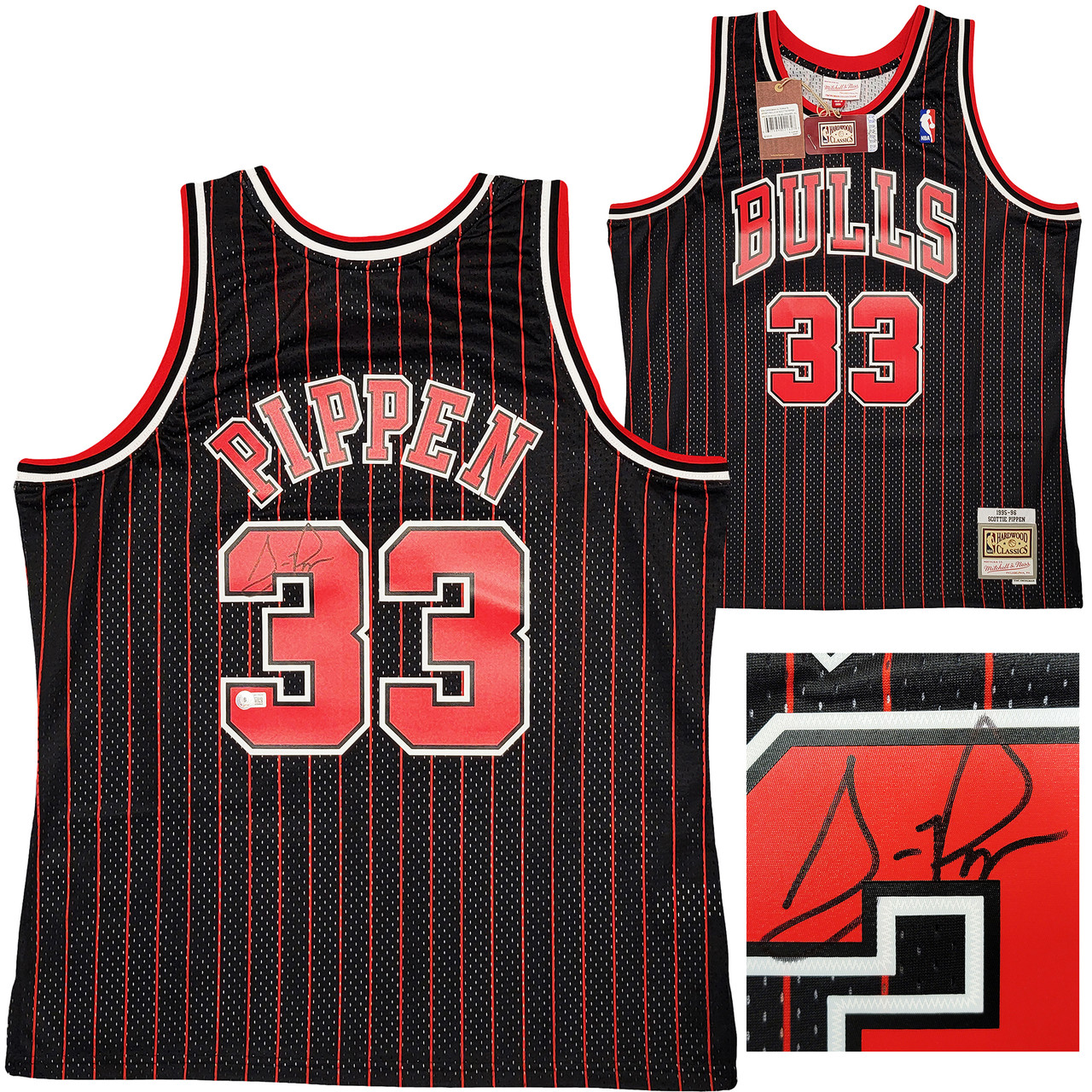 Scottie Pippen Authentic Chicago Bulls Red XL Mitchell & Ness Jersey |  SidelineSwap