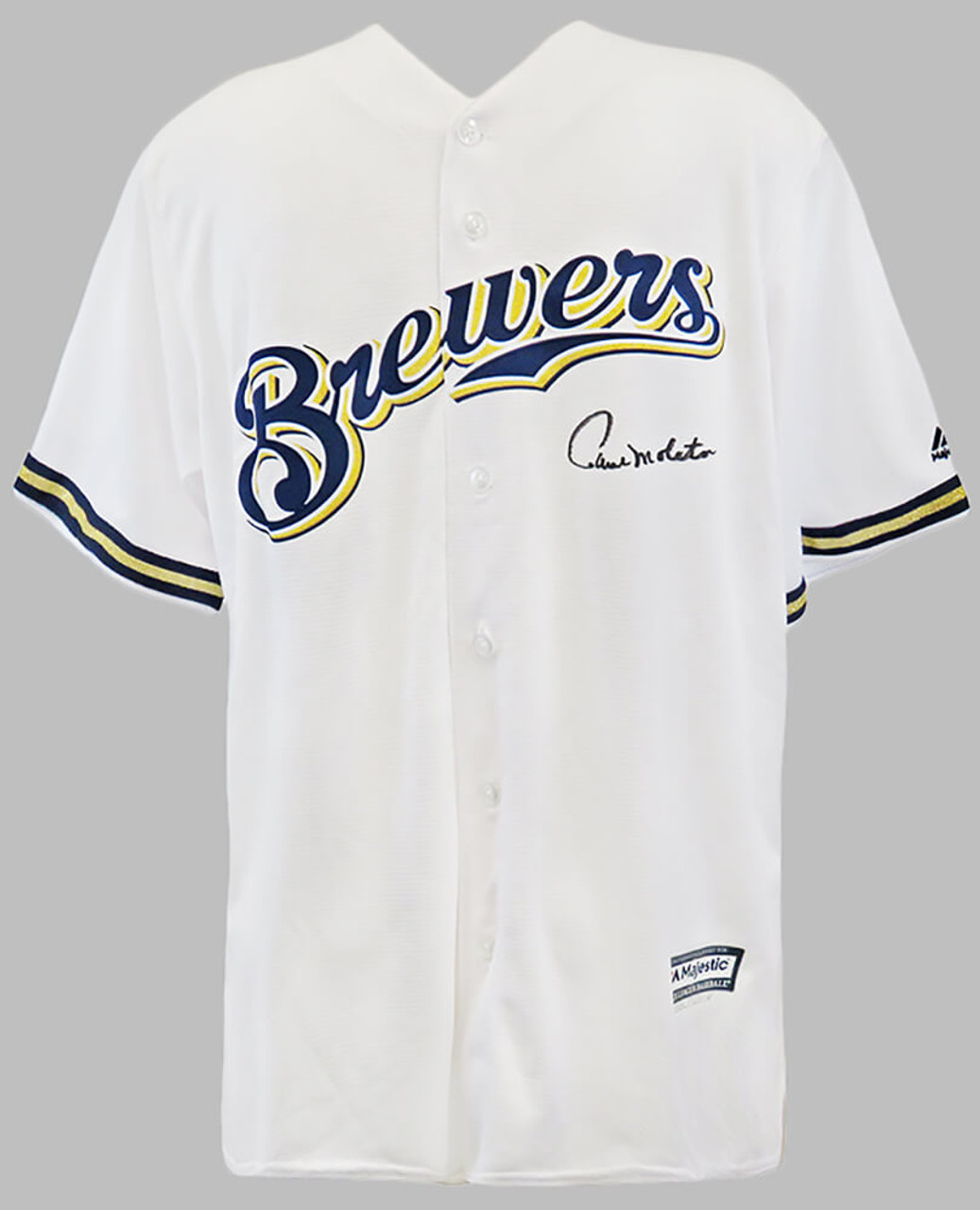 Paul Molitor Signed Milwaukee Brewers Majestic Jersey - Schwartz  Authenticated