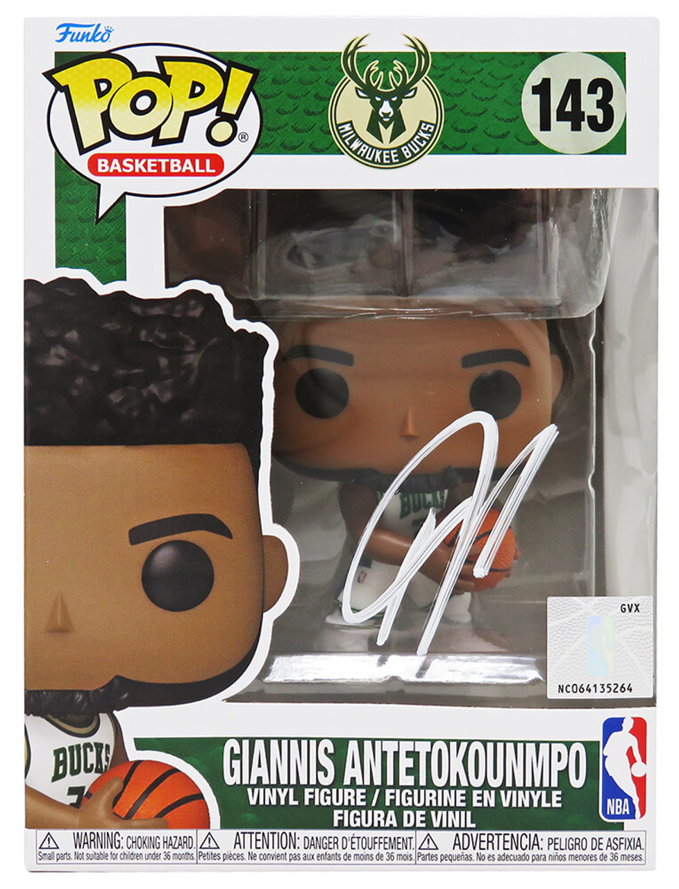 Giannis Antetokounmpo Signed Funko Pop! PSA Encapsulated Milwaukee Buc –  Golden State Memorabilia