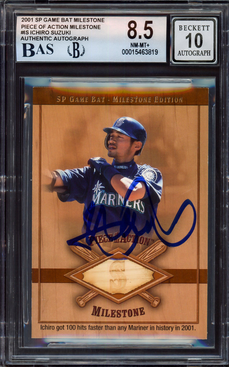  Ichiro Suzuki Rookie Card 2001 Topps #726 BGS 9