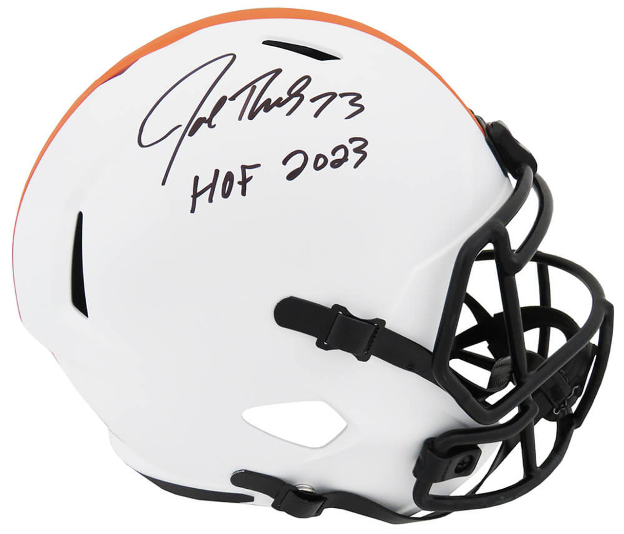 Joe Thomas Signed Cleveland Browns Lunar Eclipse Riddell Full Size Speed  Helmet w/HOF'23 - Schwartz