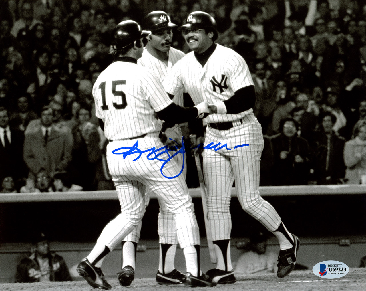 Reggie Jackson Autographed Signed Framed New York Yankees 