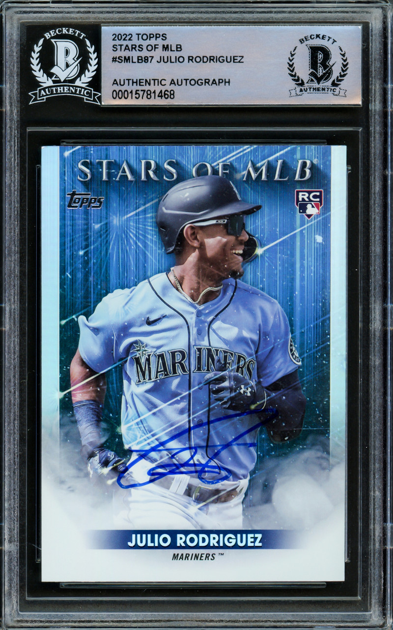 Julio Rodriguez Autographed 2022 Topps Stars of MLB Rookie