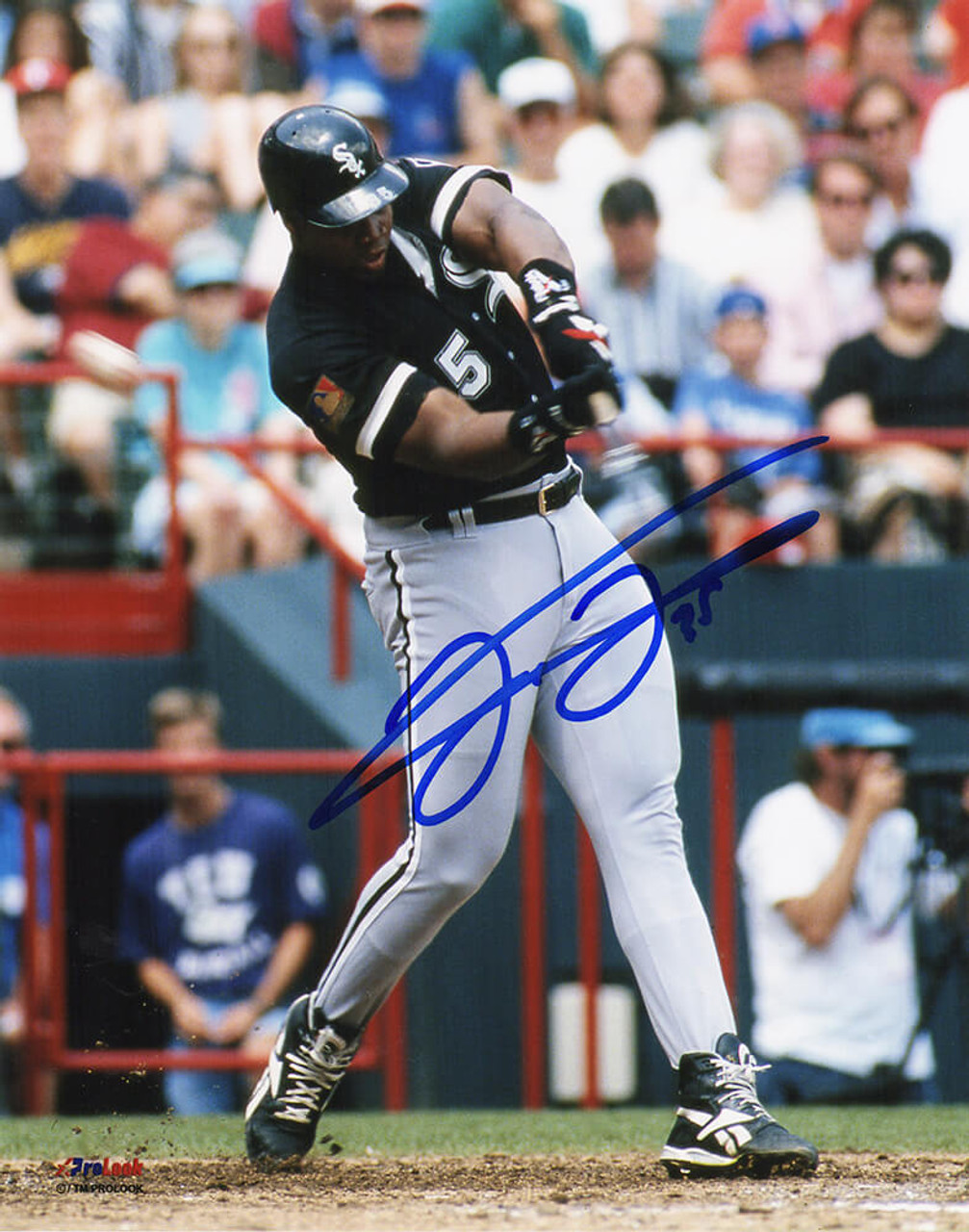 Frank Thomas Signed Chicago White Sox Action 8x10 Photo - Schwartz  Authenticated