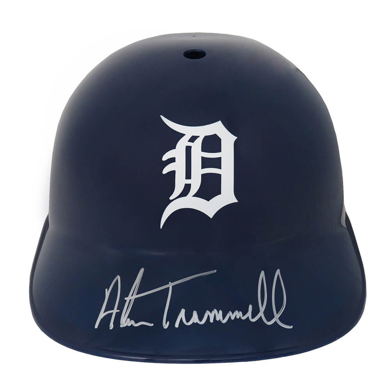 Alan Trammell Signed Detroit Tigers Replica Souvenir Batting