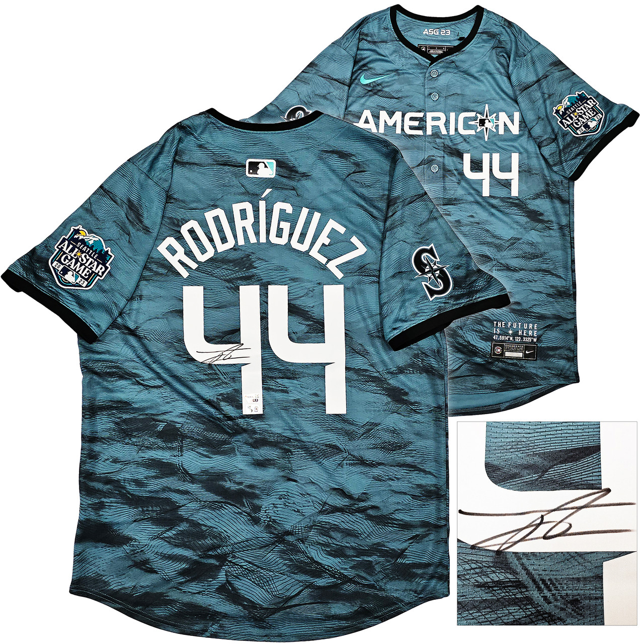 Julio Rodriguez Seattle Mariners Autographed White Nike Replica Jersey