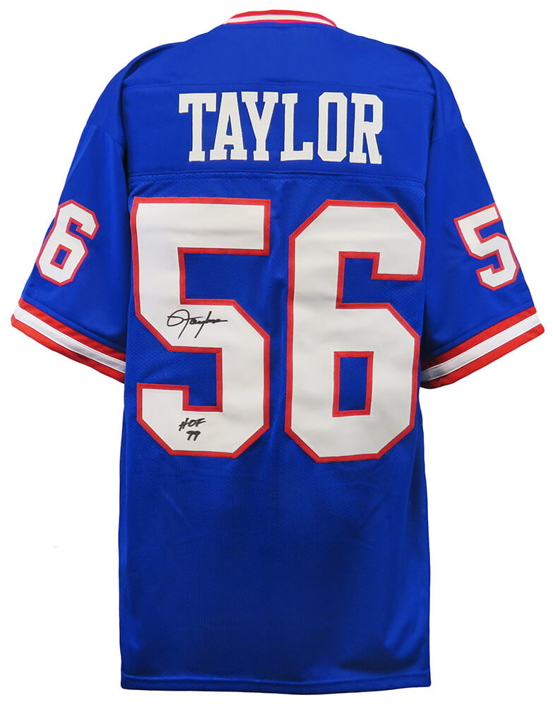 New York Giants Lawrence Taylor Signed Jersey w/HOF'99 Blue