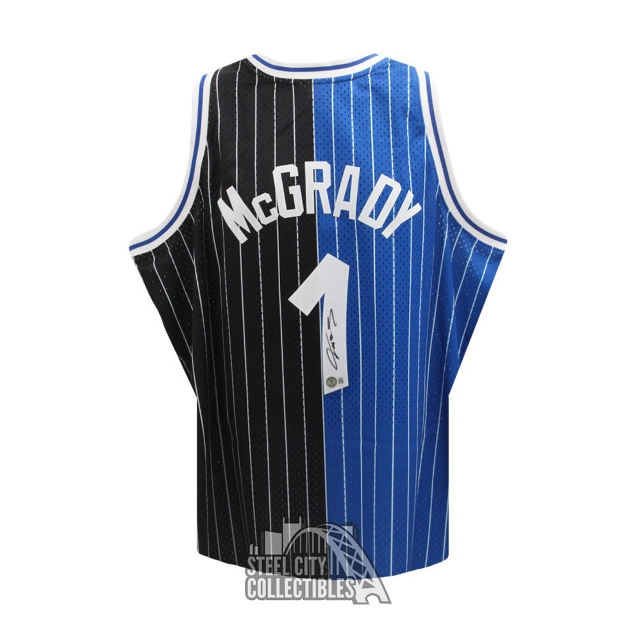 Tracy McGrady Autographed Orlando Mitchell u0026 Ness Basketball Jersey (XL) -  BAS