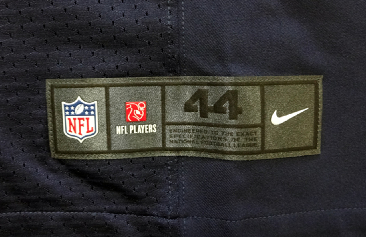 Seattle Seahawks Russell Wilson Autographed Blue Nike Elite Jersey Size ...