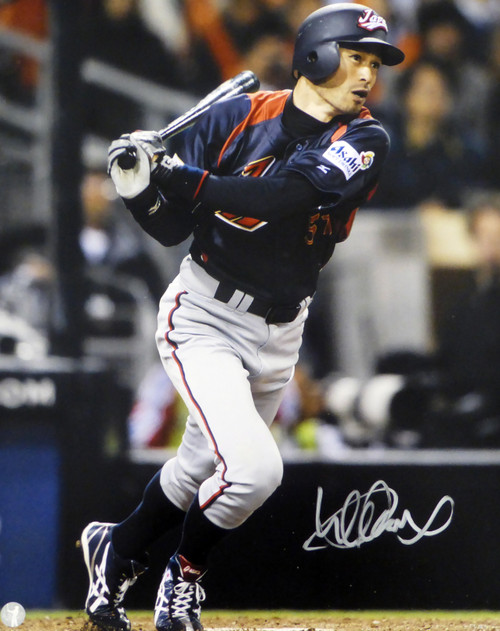 Ichiro Suzuki & Munenori Kawasaki Autographed 16x20 Photo WBC Team Japan  PSA/DNA ITP Stock #43114 - Mill Creek Sports