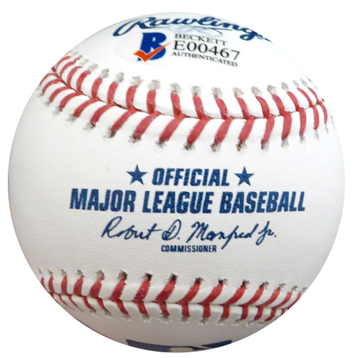 Gleyber Torres New York Yankees Autographed Rawlings Official MLB Baseball # 25 Beckett BAS