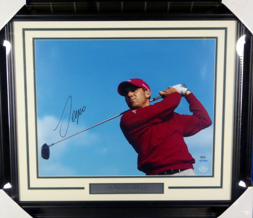 Sergio Garcia Autographed Framed 16x20 Photo LE #/100 UDA Holo.