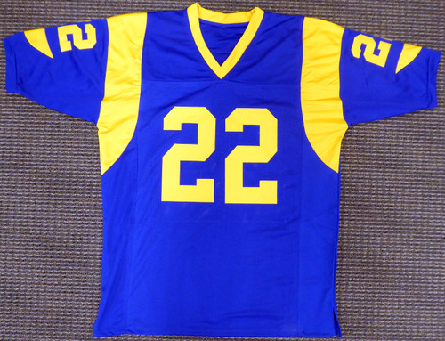 Los Angeles Rams Jack Youngblood Signed Blue & Yellow Throwback Jersey  w/HF'01 - Schwartz Authenticated