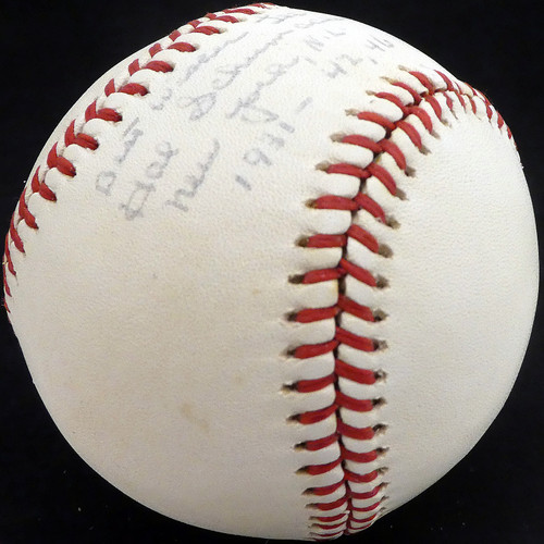 Nolan Ryan Autographed Official NL Baseball New York Mets, Houston Astros  To Steven, Best Wishes JSA #DD97517