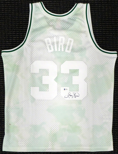 Larry Bird Boston Celtics Autographed White All-Star Authentic