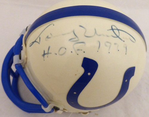 johnny unitas autographed helmet