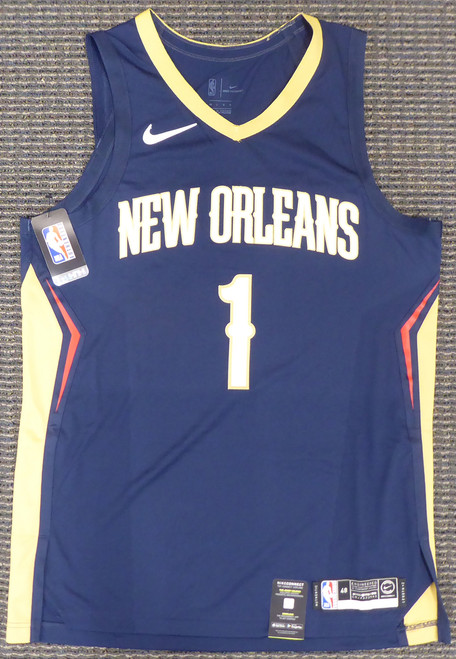 Zion Williamson Signed New Orleans Pelicans NBA Nike Jersey Fanatics  Authentic