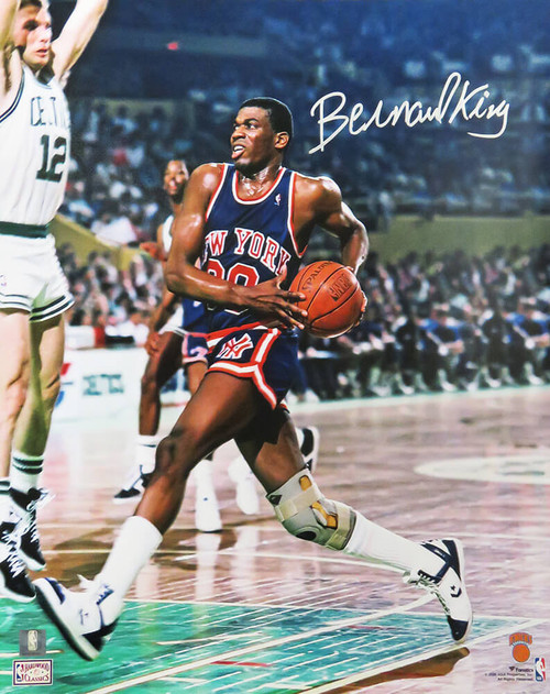 Bernard King Signed NBA Basketball (JSA COA) 4x NBA All Star Knicks, Nets,  Jazz